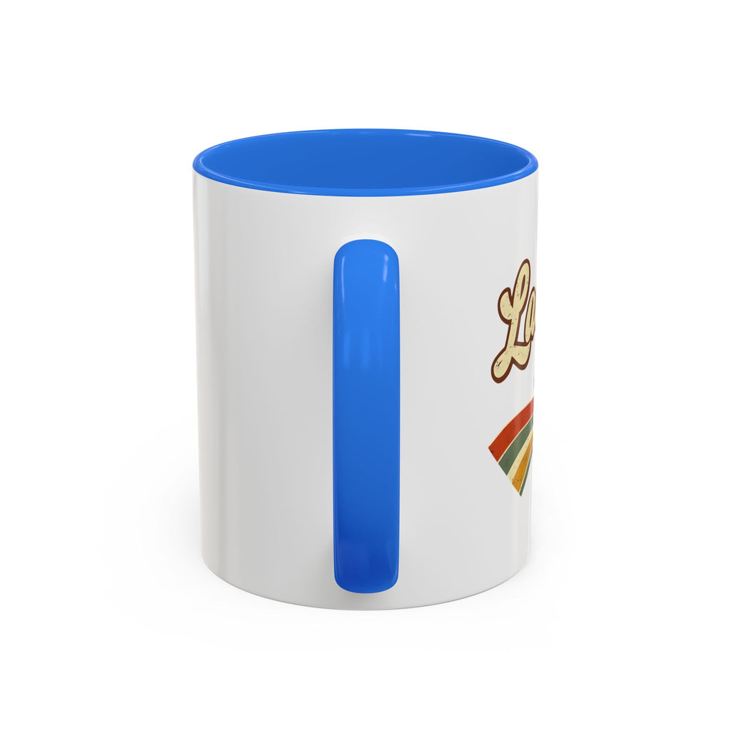 Retro Lacrosse Mom - Ceramic Coffee Mug (11oz)