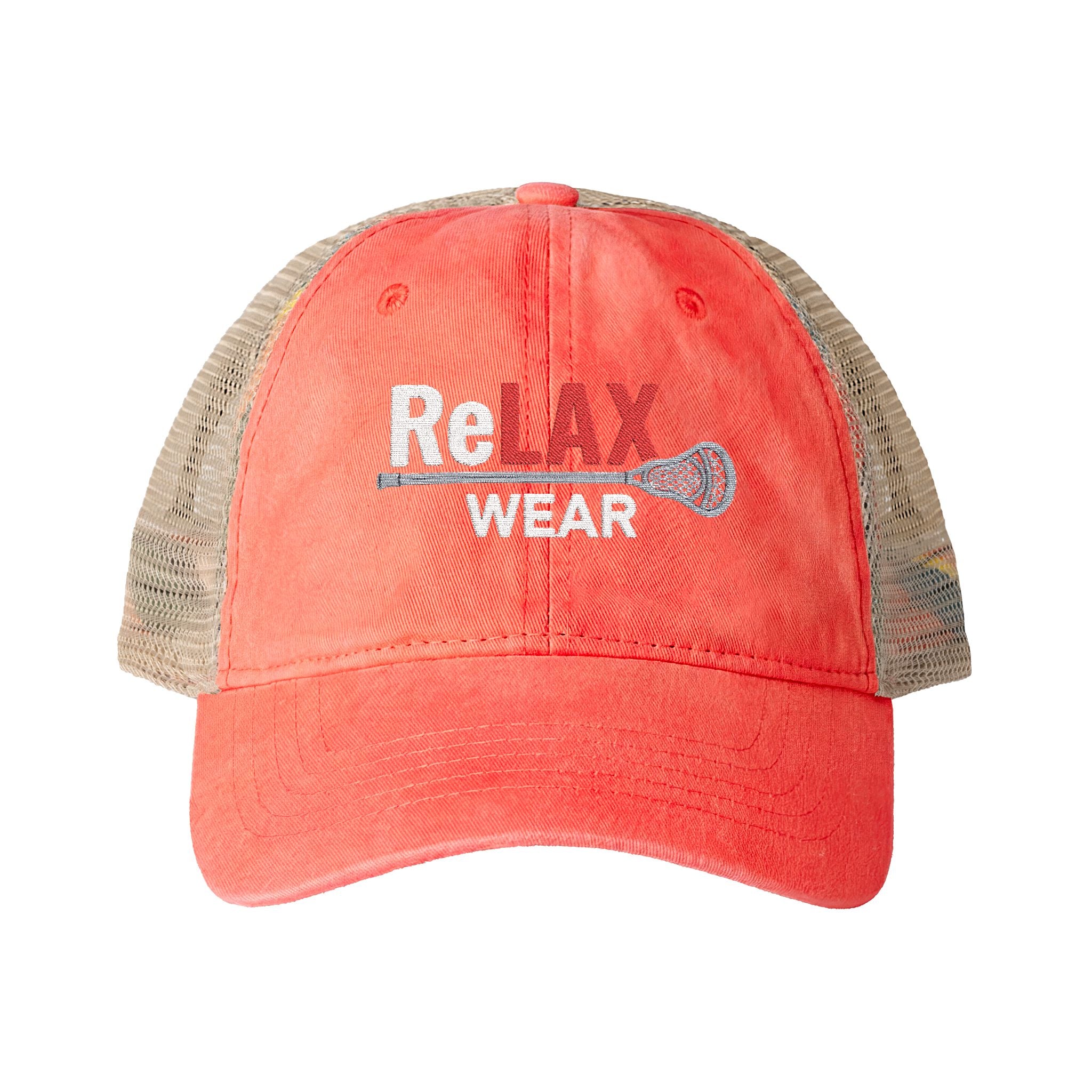 reLAX Wear Logo - Women's Washed Mesh-Back Cap