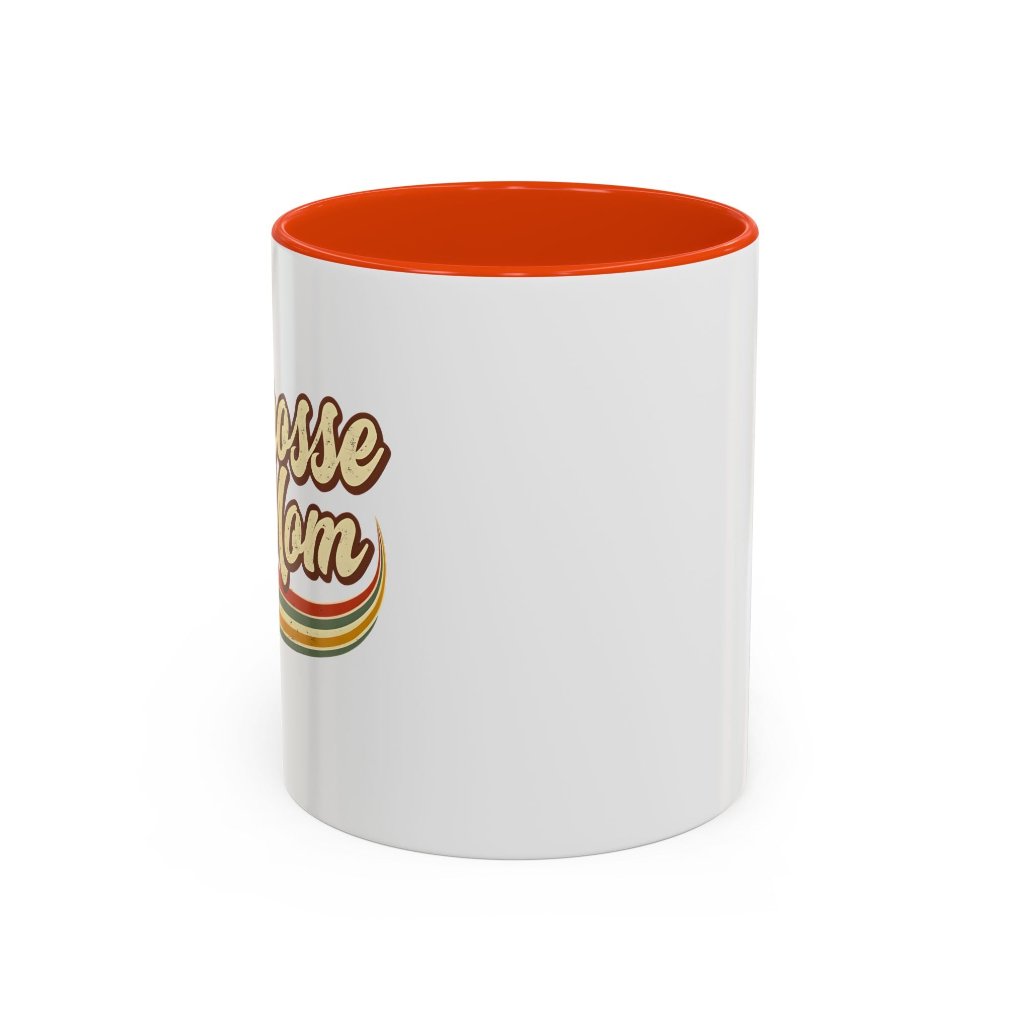 Retro Lacrosse Mom - Ceramic Coffee Mug (11oz)