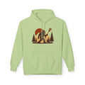 Vintage LAXsquatch- Adult Fleece Hoodie