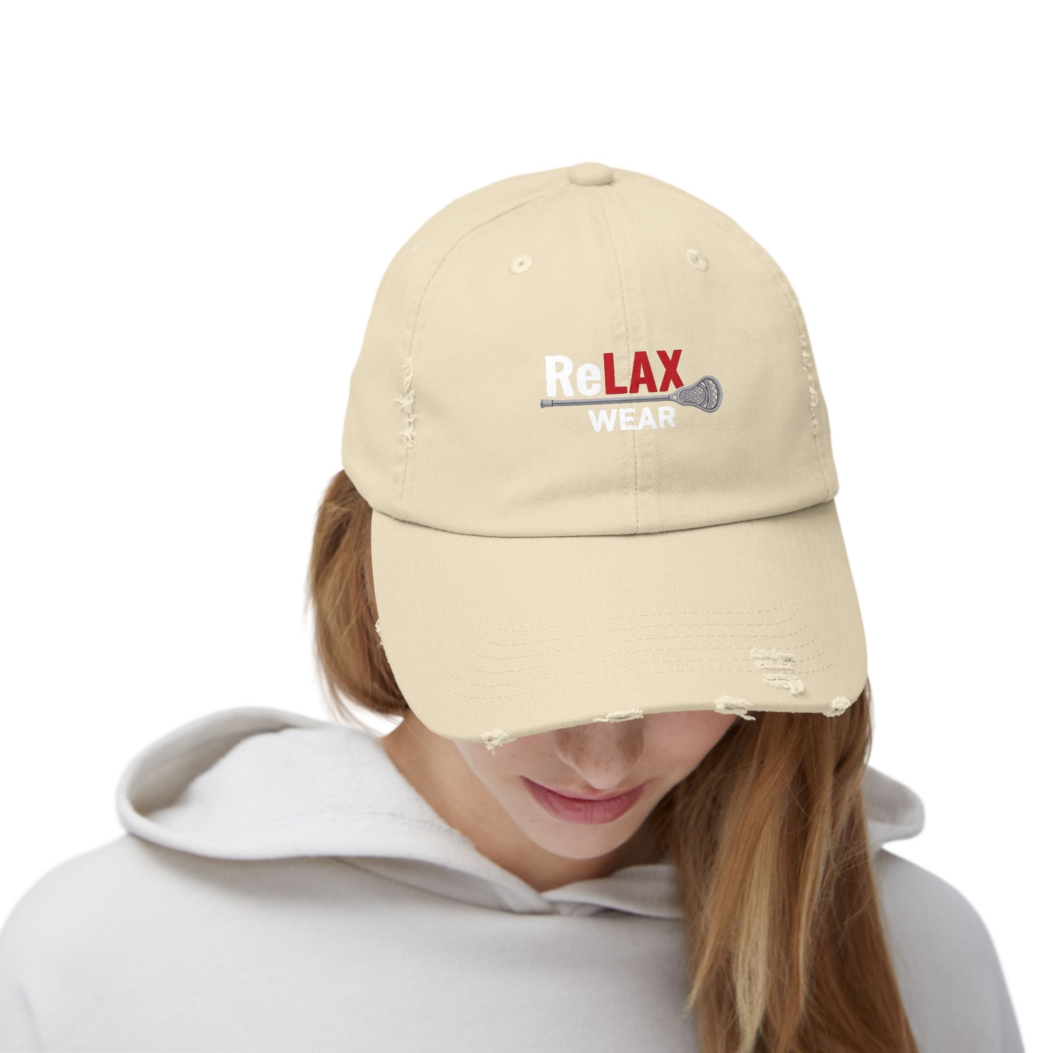 reLAX Wear Logo – Distressed Baseball Cap