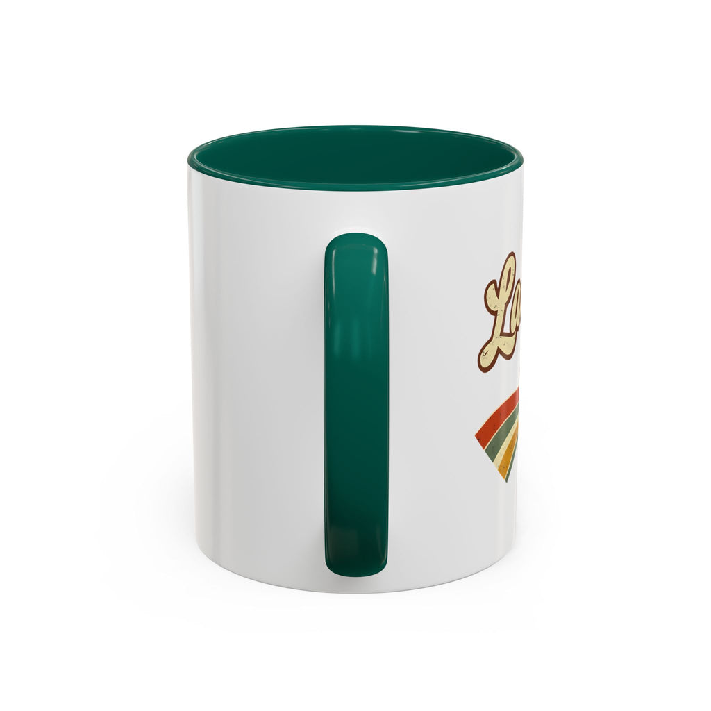Retro Lacrosse Mom - Ceramic Coffee Mug (11oz)