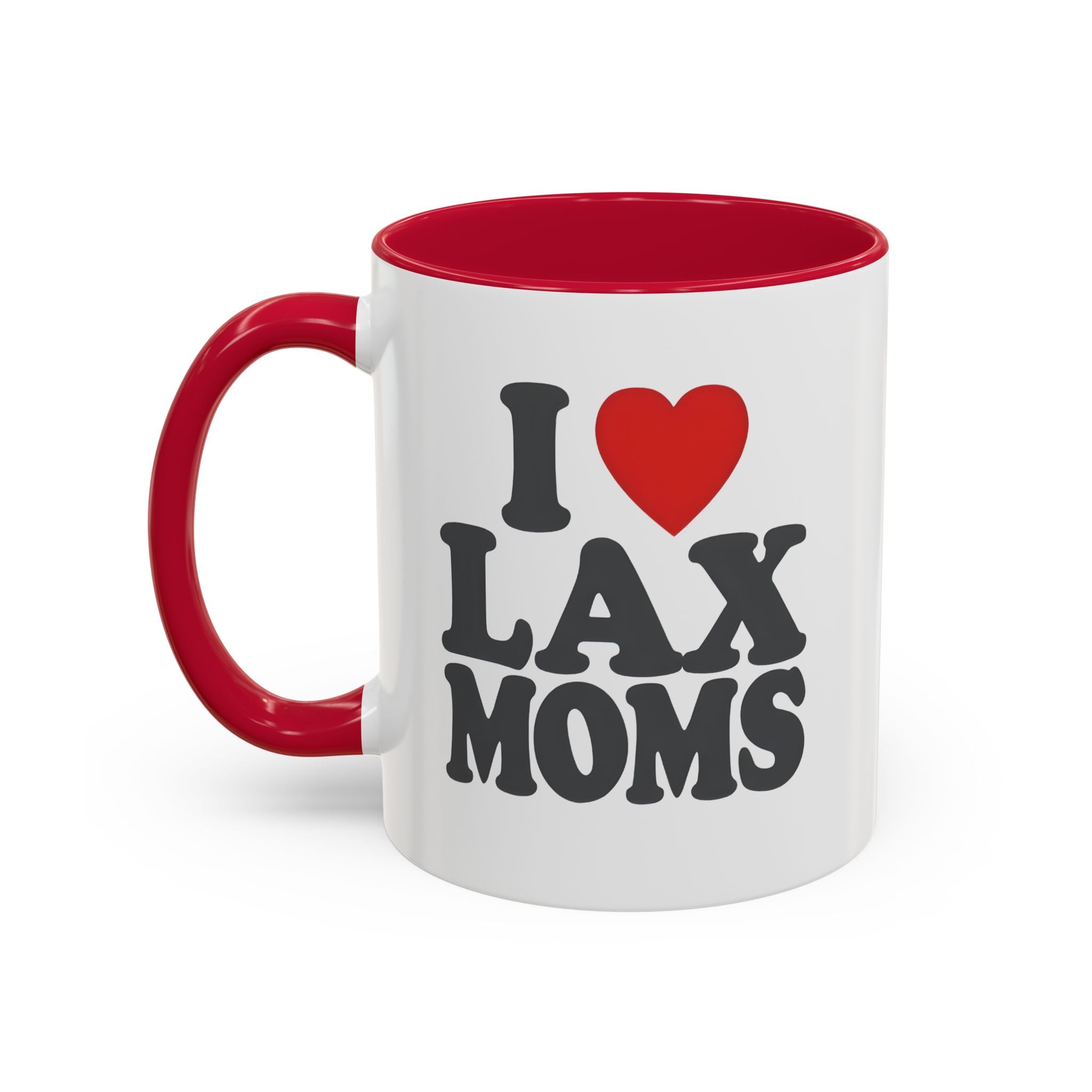 I Heart LAX Moms - Ceramic Coffee Mug (11 oz)