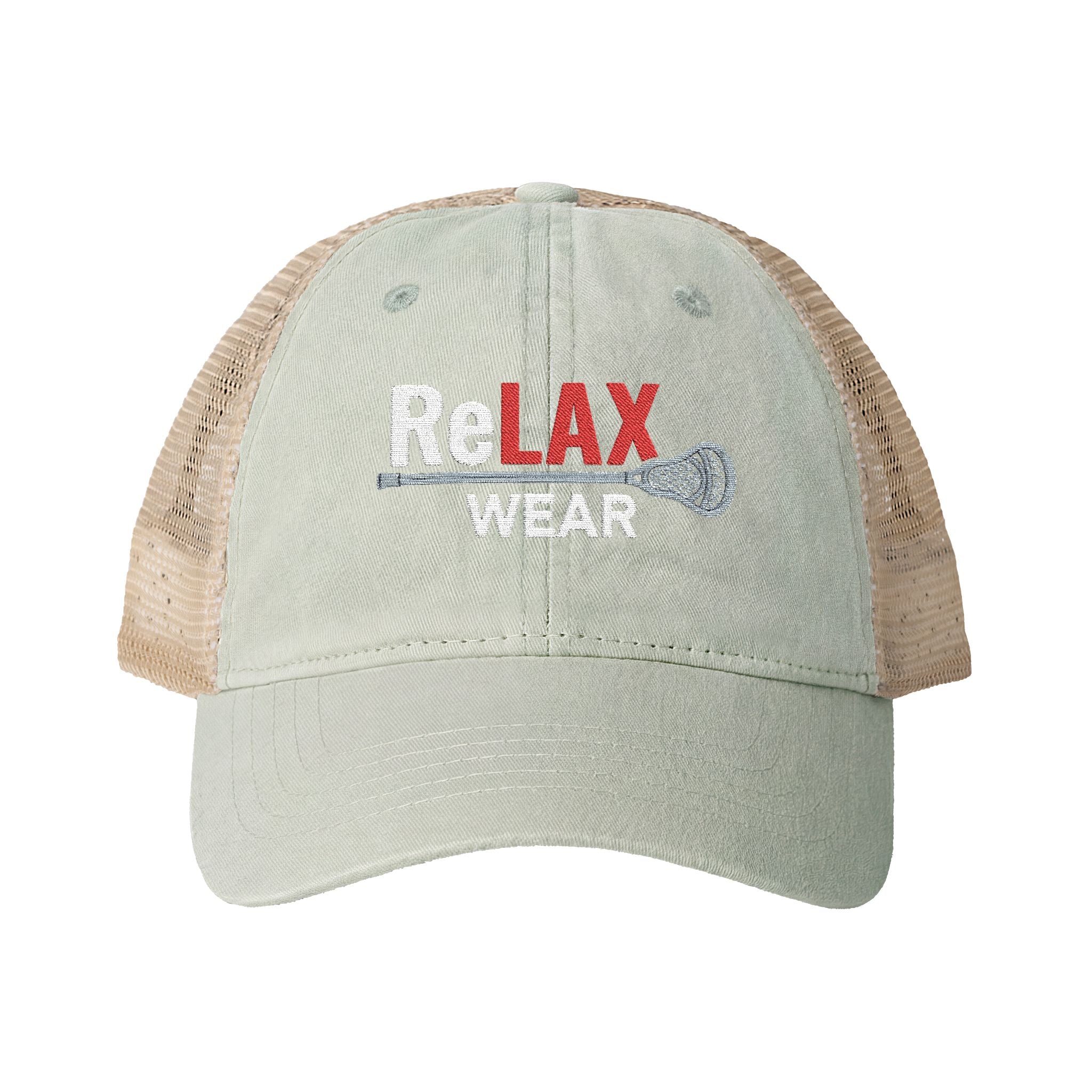 reLAX Wear Logo - Women's Washed Mesh-Back Cap